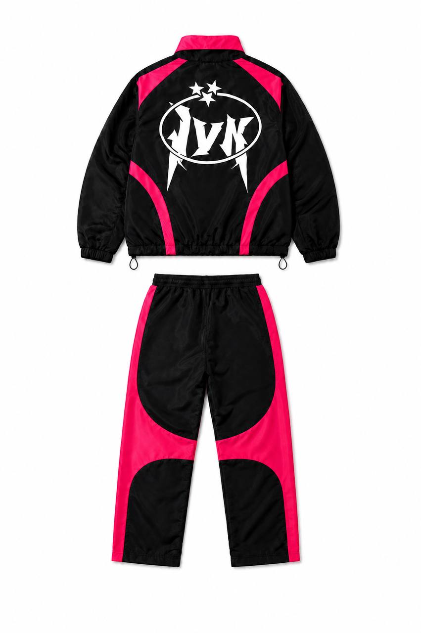 Innovation velocity Tracksuit - Black/Pink